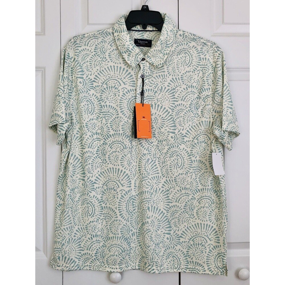 Visitor Premium Men's Short Sleeve Polo Easy Care Quick Dry anti-wrinkle 184
